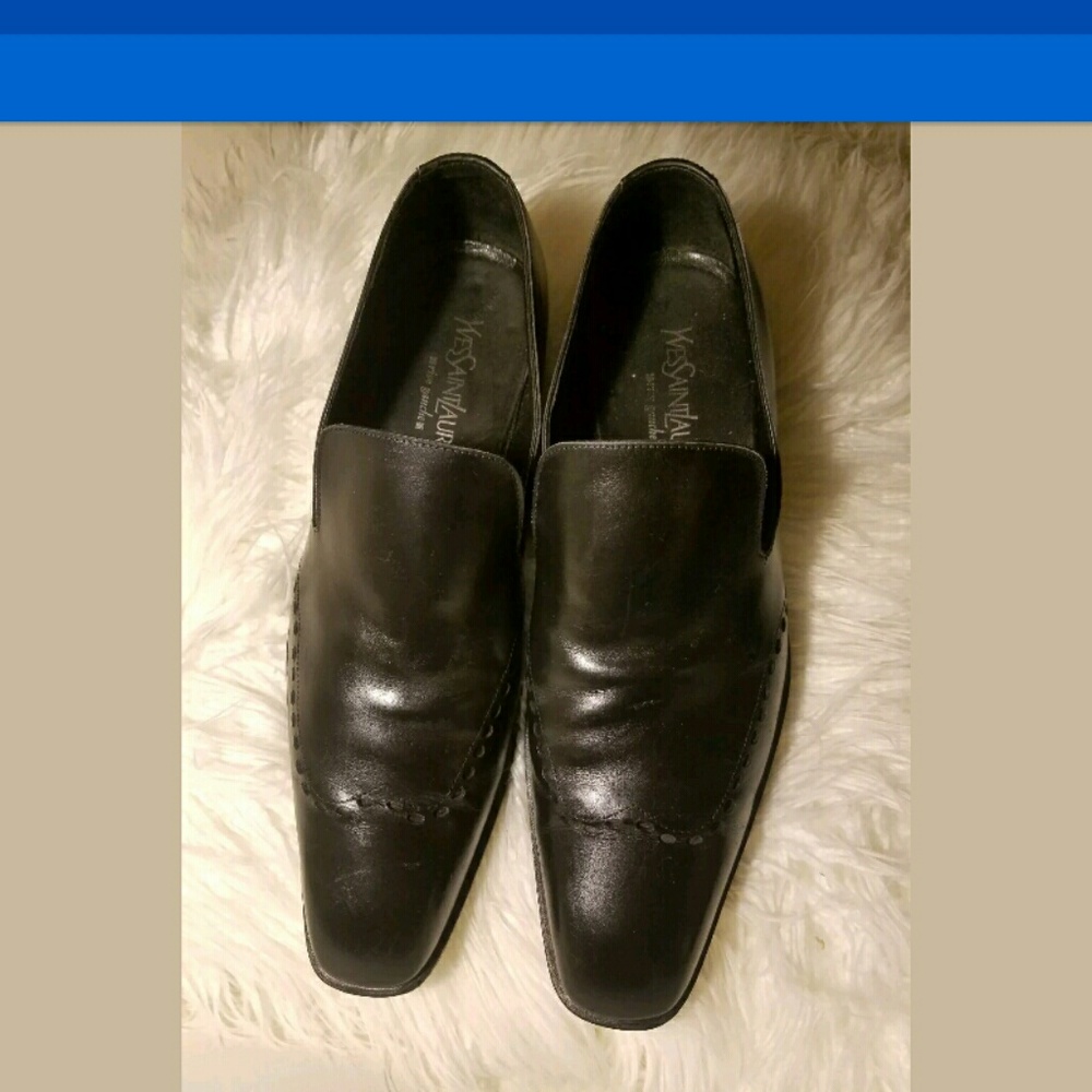 Yves Saint Laurent Mens shoes, Black, US 8